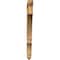 Ekena Millwork Balboa Arts & Crafts Smooth Bracket, Western Red Cedar, 3 1/2"W x 38"D x 44"H BKT04X38X44BOA03SWR - alternate 2